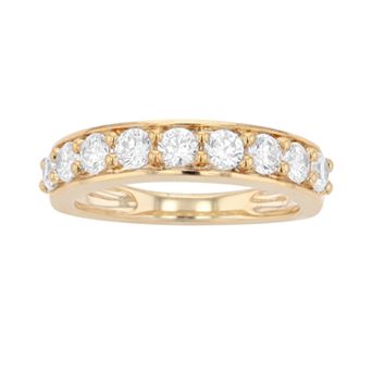 Diamond Brilliance 14k Gold 1 Carat T.W. Lab-Created Diamond Round Wedding Band