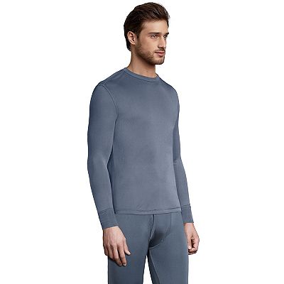 Men s Lands End Silk Long Underwear Top