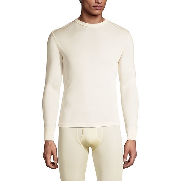Men s Lands End Silk Long Underwear Top