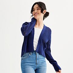 Women's Sonoma Goods For Life® Cozy Button Front Cardigan, Size: Large,  Dark Blue - Yahoo Shopping