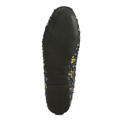 London Rag Florent Women's Sequin Ballerina Flats