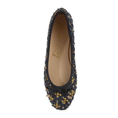 London Rag Florent Women's Sequin Ballerina Flats