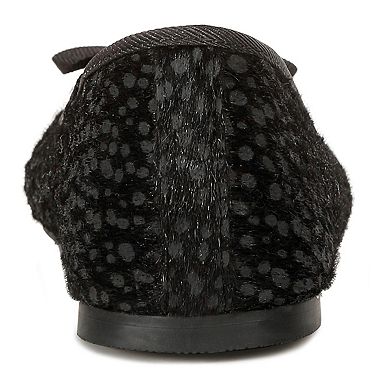 London Rag Ziggy Women's Animal Print Ballerina Flats