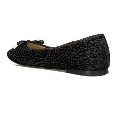 London Rag Ziggy Women's Animal Print Ballerina Flats