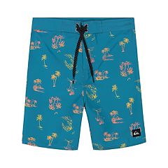 Kohls Mens Swim Shorts Blue XL Teal Pockets Elastic Waist Mesh Brief  Boardshorts