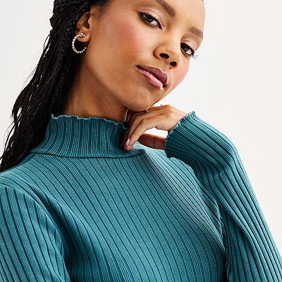 Kohls mock neck best sale