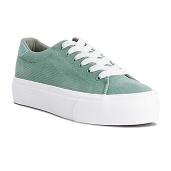 London Rag Hyra Solid Platform Canvas Shoes