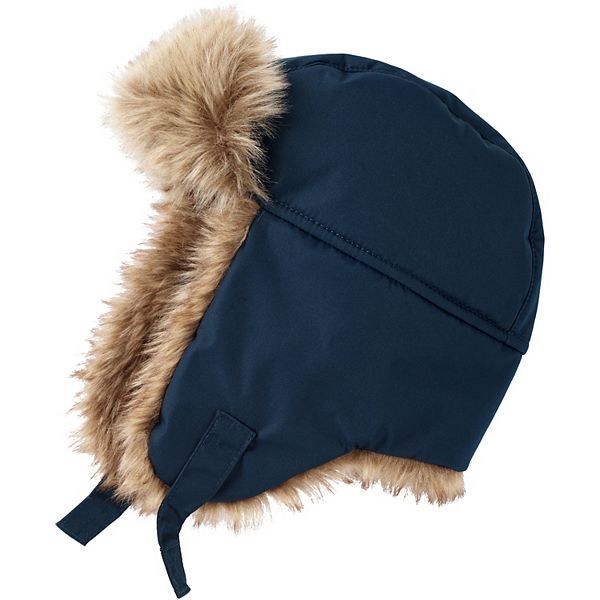 Kids Lands' End Faux-Fur Expedition Trapper Hat