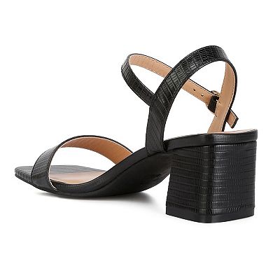 London Rag Keeyana Women's Block Heel Sandals