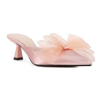 London Rag Asma Organza Women's Heeled Mules