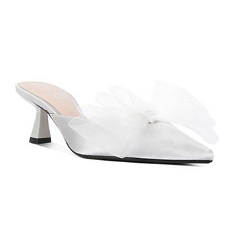 London Rag Asma Organza Women's Heeled Mules