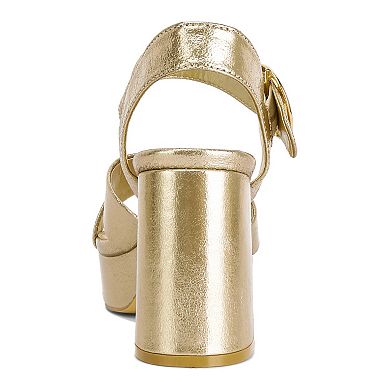 London Rag Adore Women's Block Heel Sandals