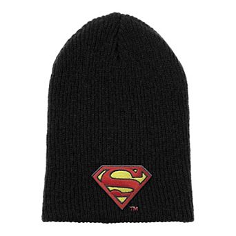 Superman Chest Logo Flat Graphic Beanie
