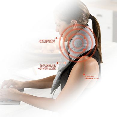 Sharper Image Calming Heat™ Massaging Neck Wrap
