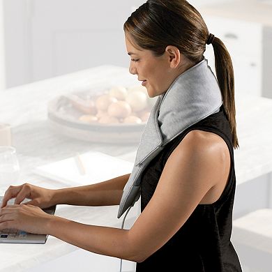 Sharper Image Calming Heat™ Massaging Neck Wrap
