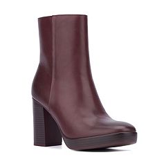 Kohls burgundy boots hotsell