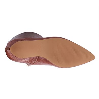 New York & Company Women's Faux-Lizard Boots