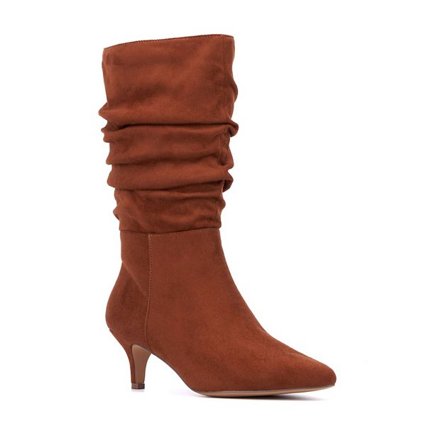 New York & Company Mette Women's FauxSuede MidCalf Boots