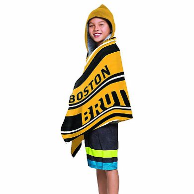 NHL Boston Bruins Youth Hooded Beach Towel