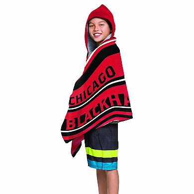 NHLChicago Blackhawks Youth Hooded Beach Towel