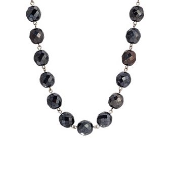 1928 Faceted Glass Bead Strand Necklace