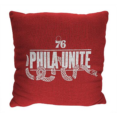 NBA Philadelphia 76ers "Invert" Double Sided Jacquard Pillow 2-Pack