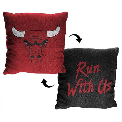 NBA Chicago Bulls "Invert" Double Sided Jacquard Pillow 2-Pack