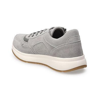 BILLY Footwear Women's Suede Adaptive Comfort Jogger Shoes