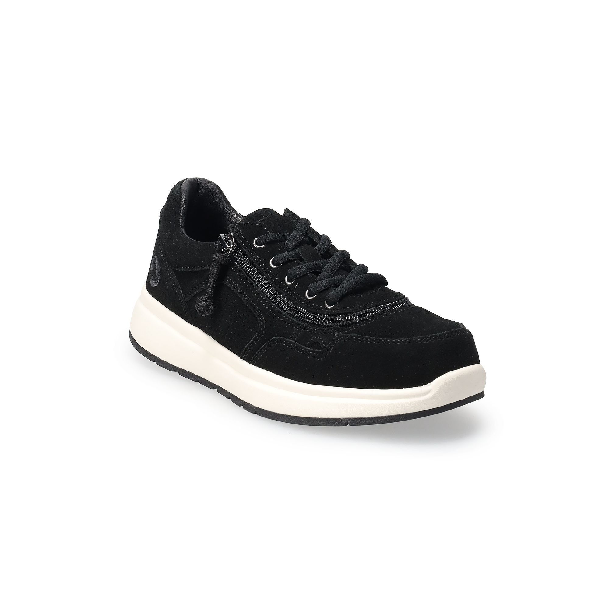 BILLY Footwear Womens Suede Adaptive Comfort Jogger Shoes, Size: 6 Wide, B