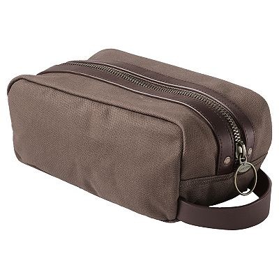 Lands End Waxed Canvas Men s Dopp Travel Bag