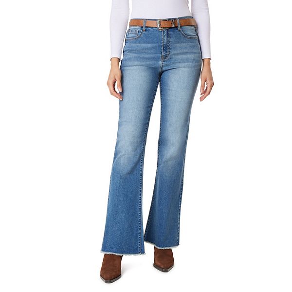 Juniors' WallFlower Fearless Vintage Super High Rise Flare Jeans