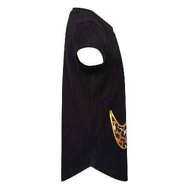 Girls 4-6x Nike Leopard Swoosh Short Sleeve Graphic Tee