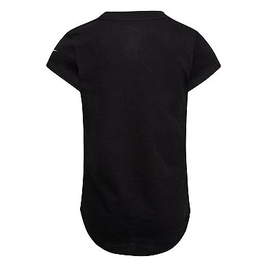 Girls 4-6x Nike Leopard Swoosh Short Sleeve Graphic Tee