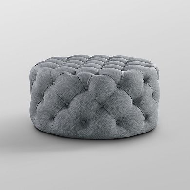 Chiara Cocktail Ottoman Tufted Allover