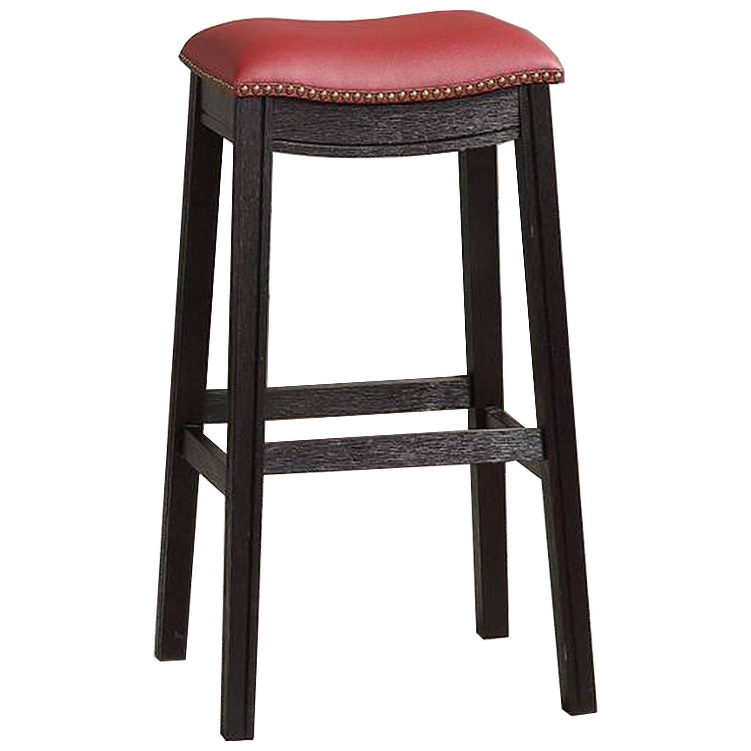 Liam Wood Counter Stool, Swivel Seat, High Density Foam Cushion