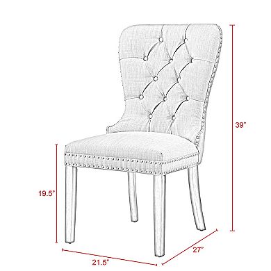 Ronnie Dining Chair Button Tufted