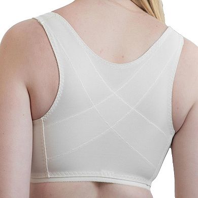 Front Closure Back Support Wireless Bandeau Bra