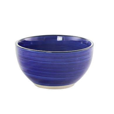 Gibson Everyday Color Vibes 12 Piece Handpainted Stoneware Dinnerware Set