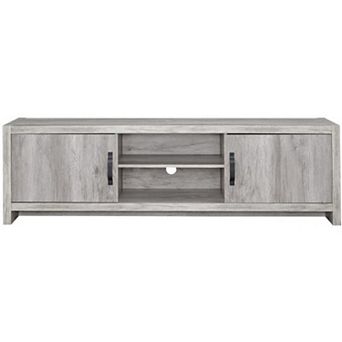 Marvelous driftwood tv console, Gray