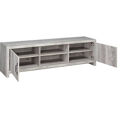 Marvelous driftwood tv console, Gray