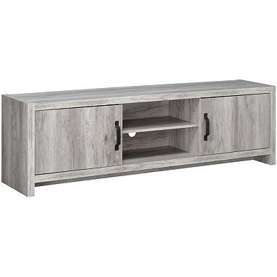 Marvelous driftwood tv console, Gray