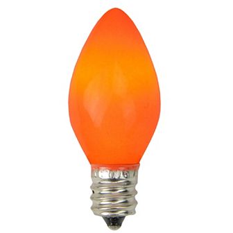 Pack of 25 Opaque Orange C7 Christmas Replacement Bulbs