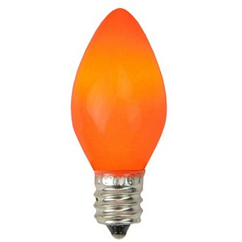 Pack of 25 Opaque Orange C7 Christmas Replacement Bulbs
