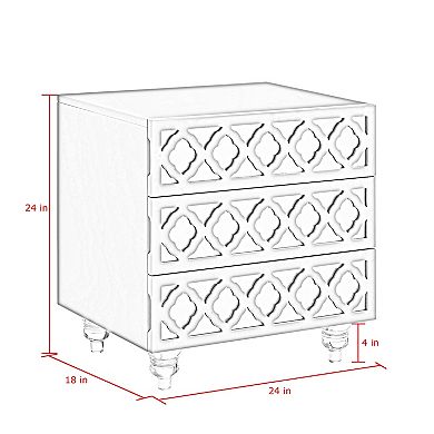 Gina Side Table Lacquer Finish