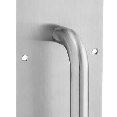 Stainless Steel Door Push Plate and Pull Handle Set with Screws, 15.75"L x 3.8"W