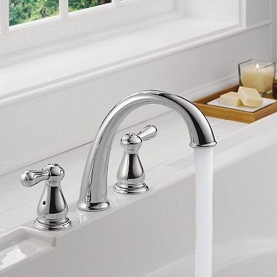 Delta Faucets Roman Two-Handle Bathroom Tub Faucet Trim Kit, Chrome (Trim Only)