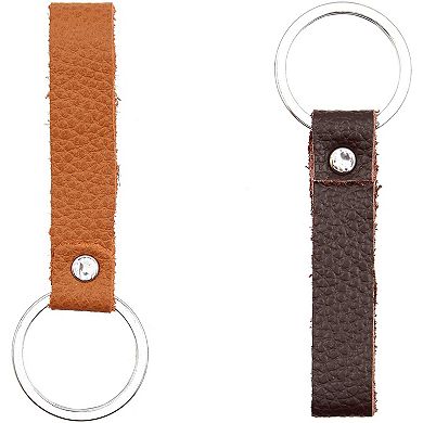 Leather Valet Keychains (2 Colors, 10 Pack)