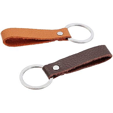 Leather Valet Keychains (2 Colors, 10 Pack)
