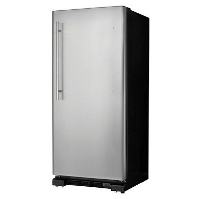 Danby Designer 17 Cu. Ft. Apartment Basement Sized Refrigerator, Stainless Steel
