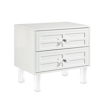 Crystal Side Table Lacquer-Finish
